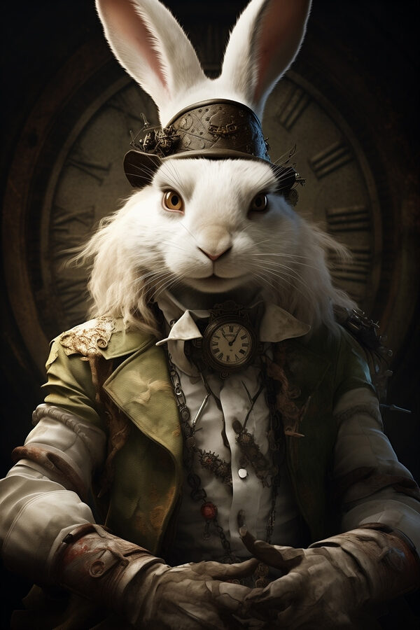 Lapin dans un vêtement Lapin dans un vêtement