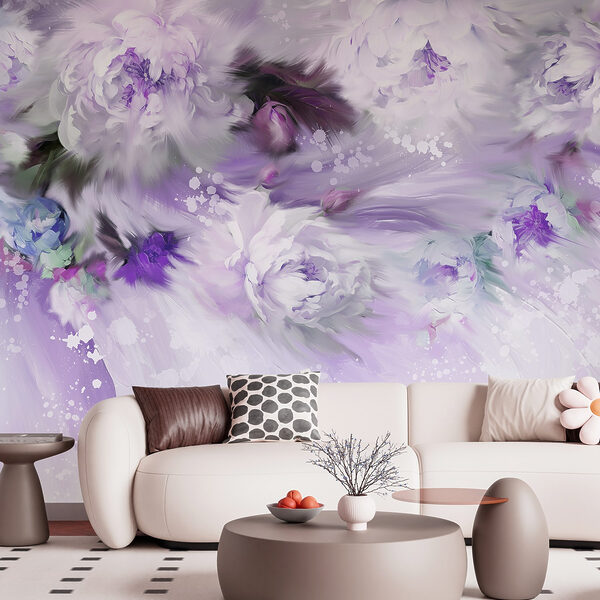 Peinture de fleurs et de plumes Peinture de fleurs et de plumes