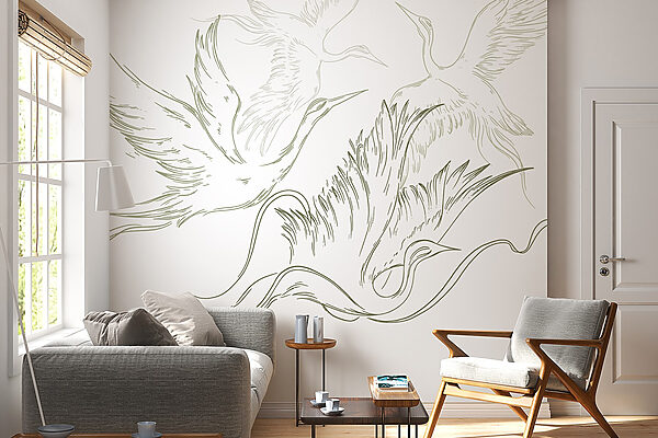 Dessin d'oiseaux en vol Dessin d'oiseaux en vol