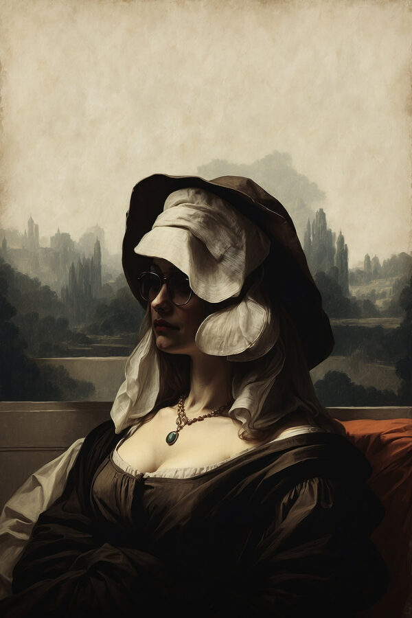 Femme dans un vêtement Femme dans un vêtement