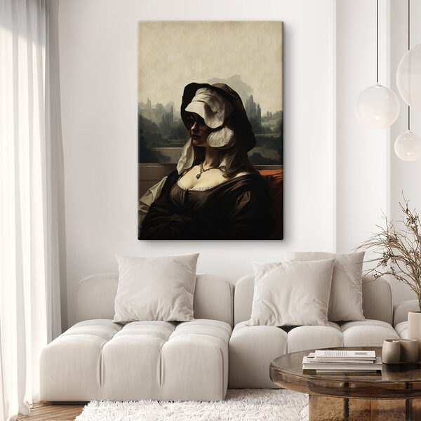 Femme dans un vêtement Femme dans un vêtement
