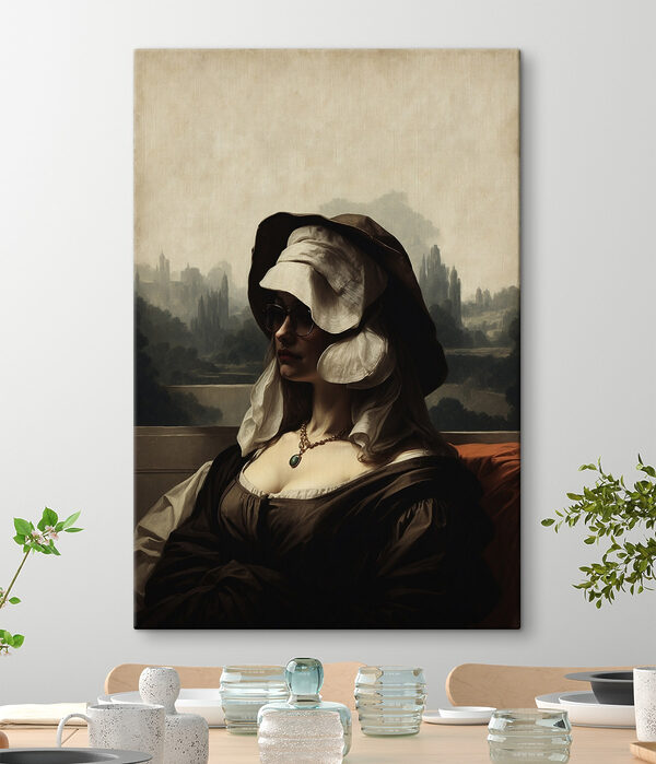 Femme dans un vêtement Femme dans un vêtement