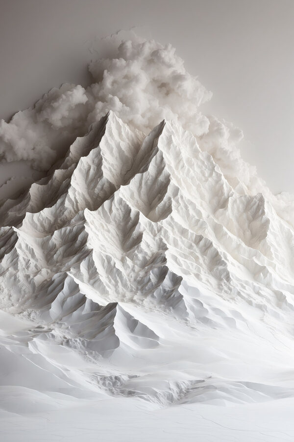 Montagne avec de la fumée qui s'en échappe Montagne avec de la fumée qui s'en échappe