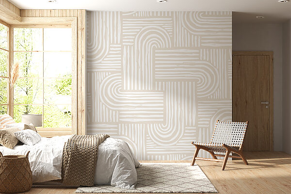 White and gray pattern