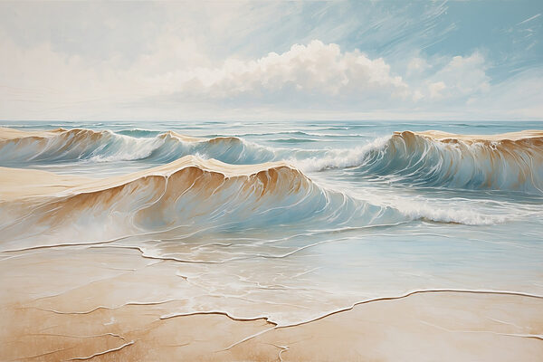 Waves crashing waves on a beach Waves crashing waves on a beach