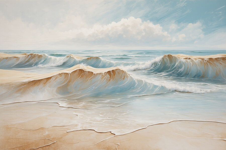 Waves crashing waves on a beach Waves crashing waves on a beach