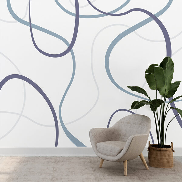 Motif de lignes courbes Motif de lignes courbes