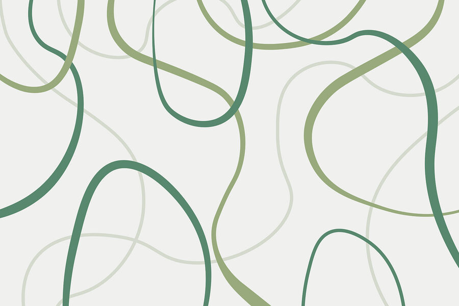 Motif vert et blanc
