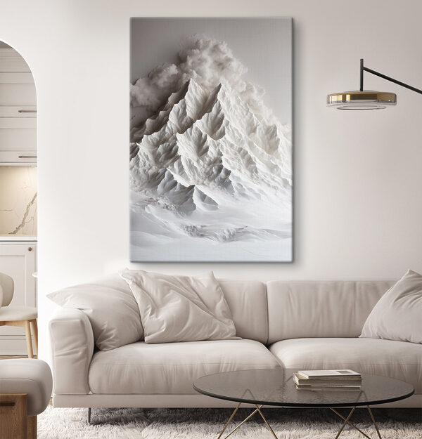 Montagne avec de la fumée qui s'en échappe Montagne avec de la fumée qui s'en échappe