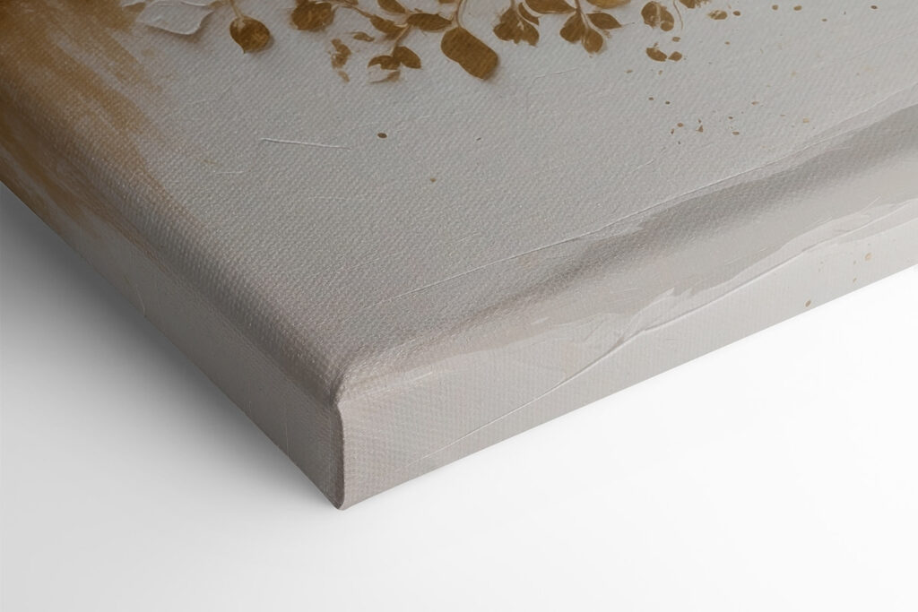 Painting of a tree with white leaves