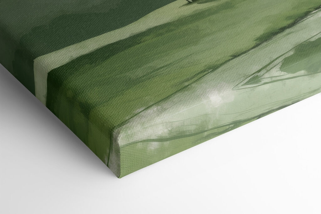 River running through a valley with trees and mountains