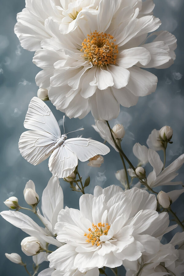 Papillon sur une fleur Papillon sur une fleur
