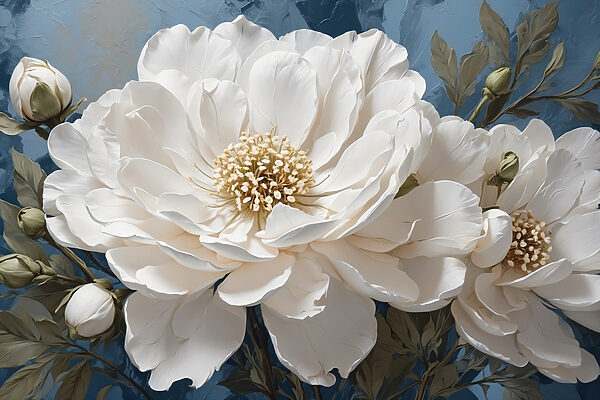 Des fleurs délicates sur une toile de fond douce Des fleurs délicates sur une toile de fond douce