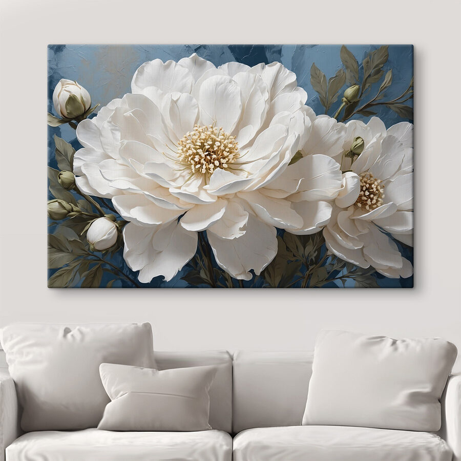 Des fleurs délicates sur une toile de fond douce