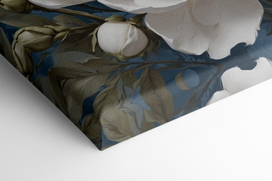 Des fleurs délicates sur une toile de fond douce
