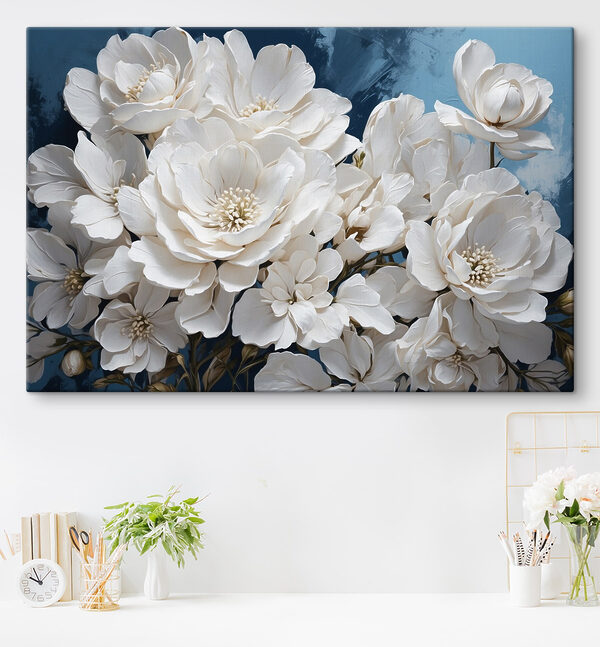 Groupe de fleurs blanches Groupe de fleurs blanches
