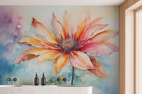Peinture d'une fleur Peinture d'une fleur