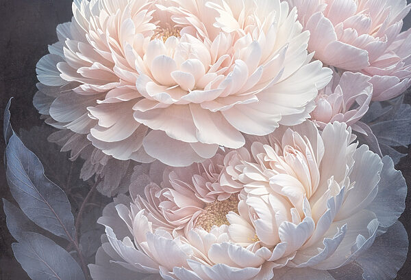 Groupe de fleurs blanches Groupe de fleurs blanches
