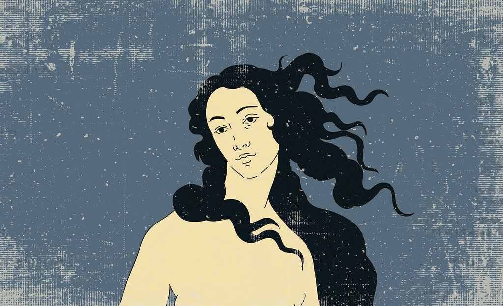 Dessin d'un homme aux cheveux longs Dessin d'un homme aux cheveux longs