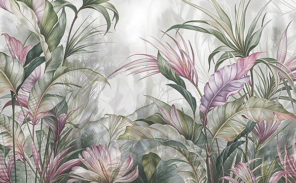 Peinture de fleurs et de feuilles Peinture de fleurs et de feuilles