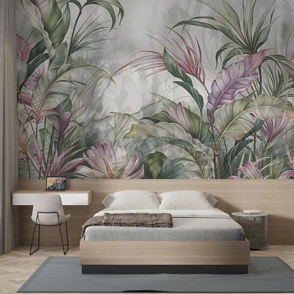 Peinture de fleurs et de feuilles Peinture de fleurs et de feuilles