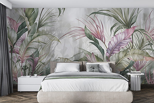 Peinture de fleurs et de feuilles Peinture de fleurs et de feuilles