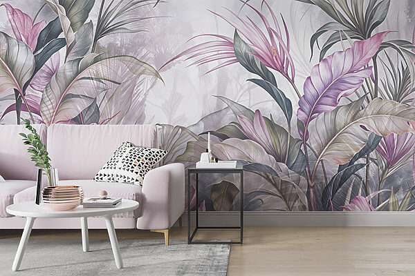 Peinture de fleurs et de feuilles Peinture de fleurs et de feuilles