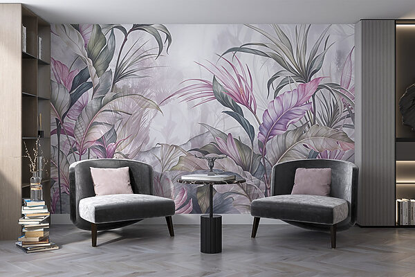 Peinture de fleurs et de feuilles Peinture de fleurs et de feuilles