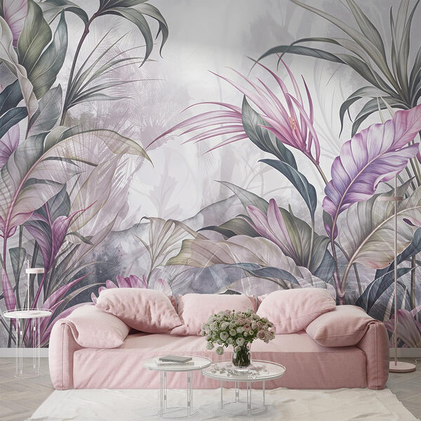 Peinture de fleurs et de feuilles Peinture de fleurs et de feuilles
