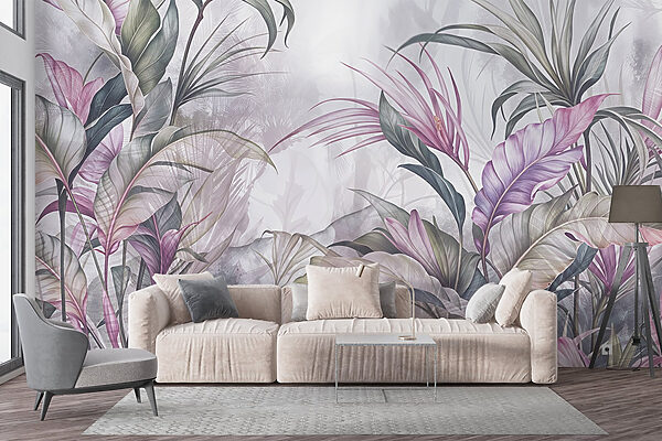 Peinture de fleurs et de feuilles Peinture de fleurs et de feuilles