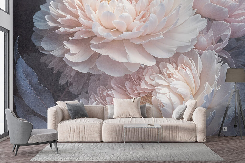 Group of white flowers