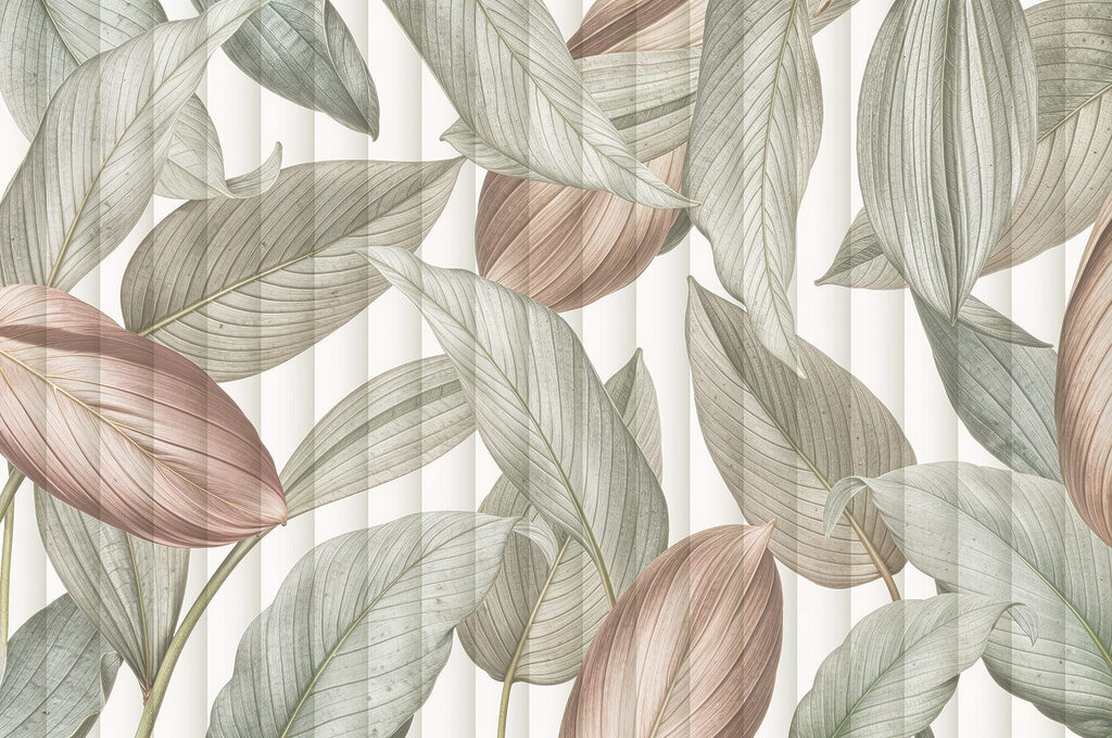 Feuilles fantaisistes dans des tons doux Feuilles fantaisistes dans des tons doux