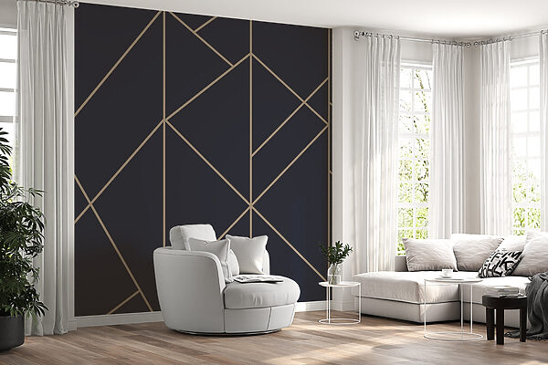 Modèle de triangles et de lignes Modèle de triangles et de lignes