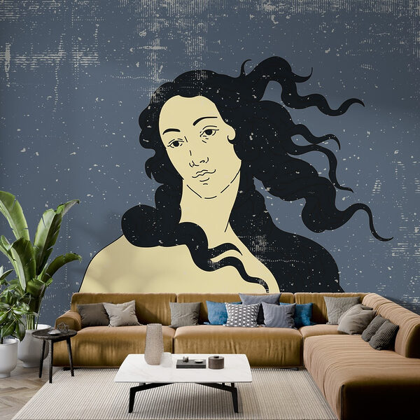 Dessin d'un homme aux cheveux longs Dessin d'un homme aux cheveux longs