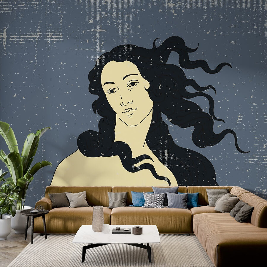 Dessin d'un homme aux cheveux longs Dessin d'un homme aux cheveux longs