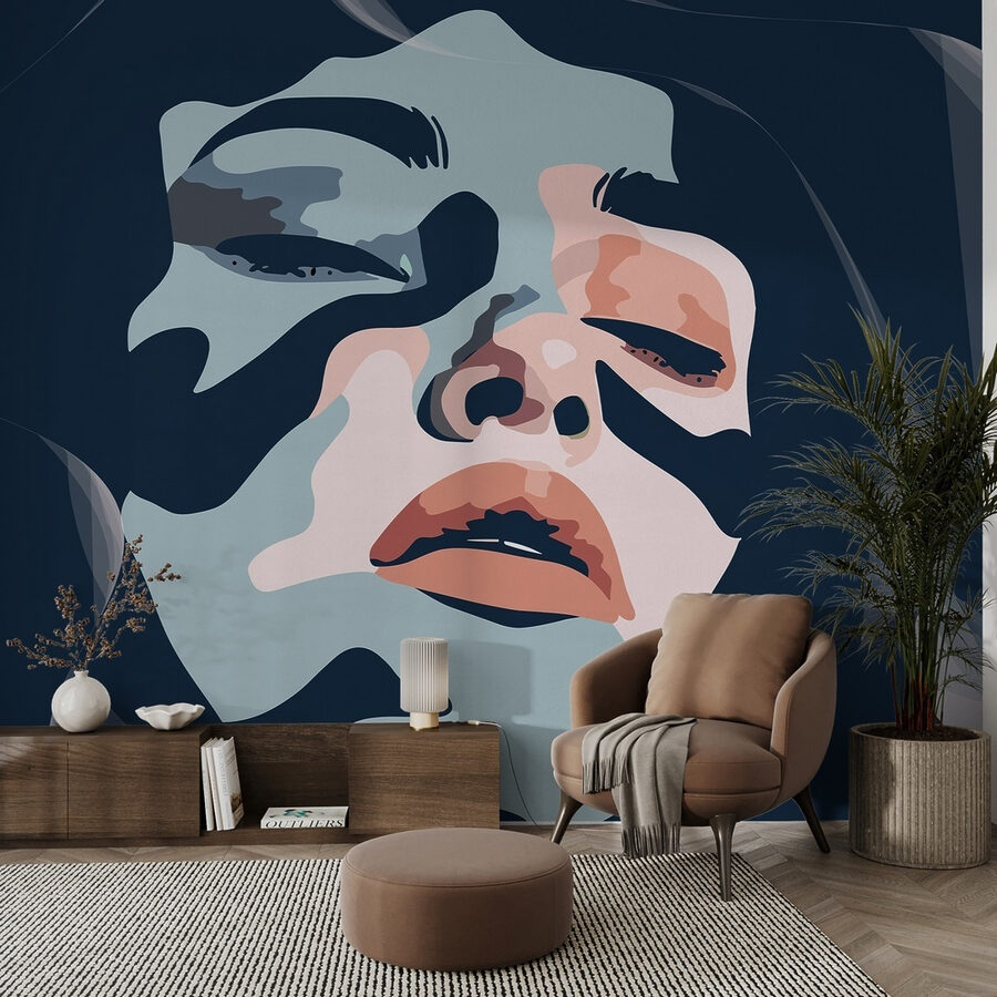 Une beauté mystérieuse dans des tons doux