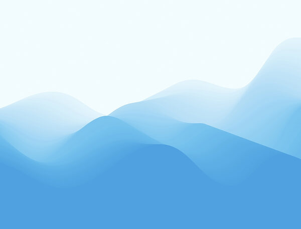 Lignes ondulées bleues et blanches Lignes ondulées bleues et blanches