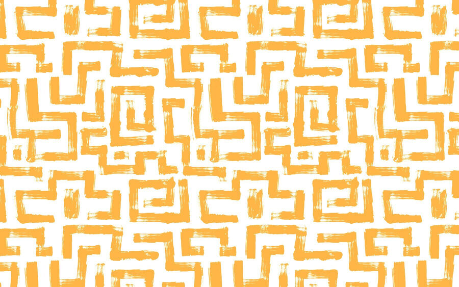 Motif de lignes orange