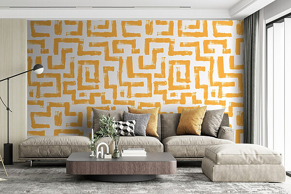Motif de lignes orange Motif de lignes orange