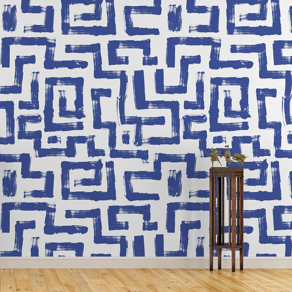 Motif de lignes bleues Motif de lignes bleues