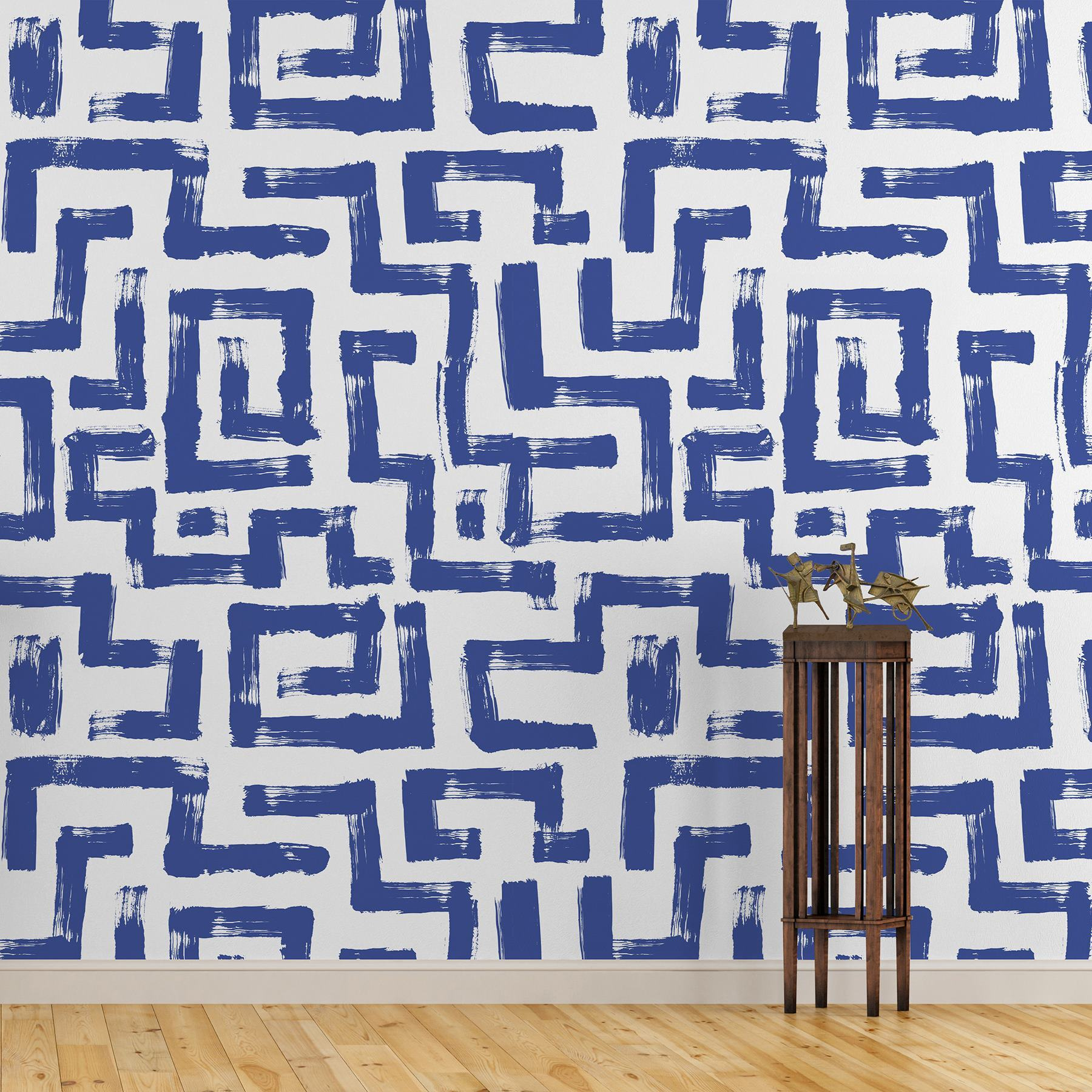 Pattern of blue lines Pattern of blue lines