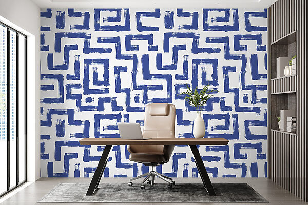 Motif de lignes bleues Motif de lignes bleues
