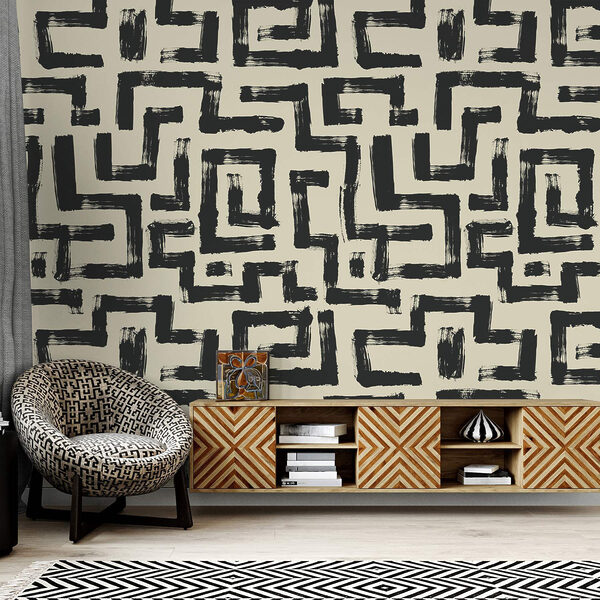 Motif de lignes noires Motif de lignes noires