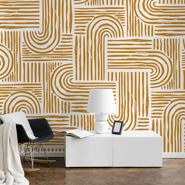 Motif de lignes et de courbes Motif de lignes et de courbes