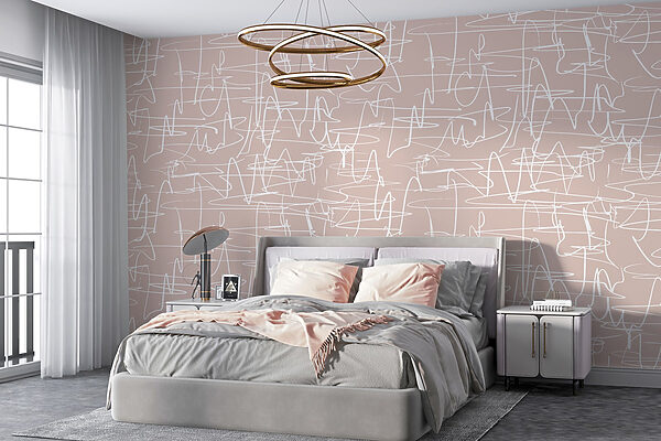 Lignes blanches sur fond rose Lignes blanches sur fond rose