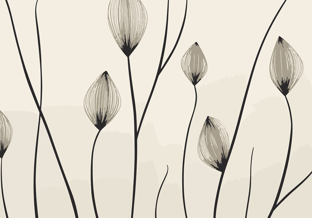 – ; Lignes élégantes de fleurs délicates – ; Lignes élégantes de fleurs délicates