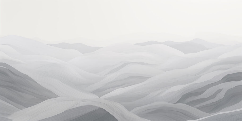 Paysage blanc et gris Paysage blanc et gris