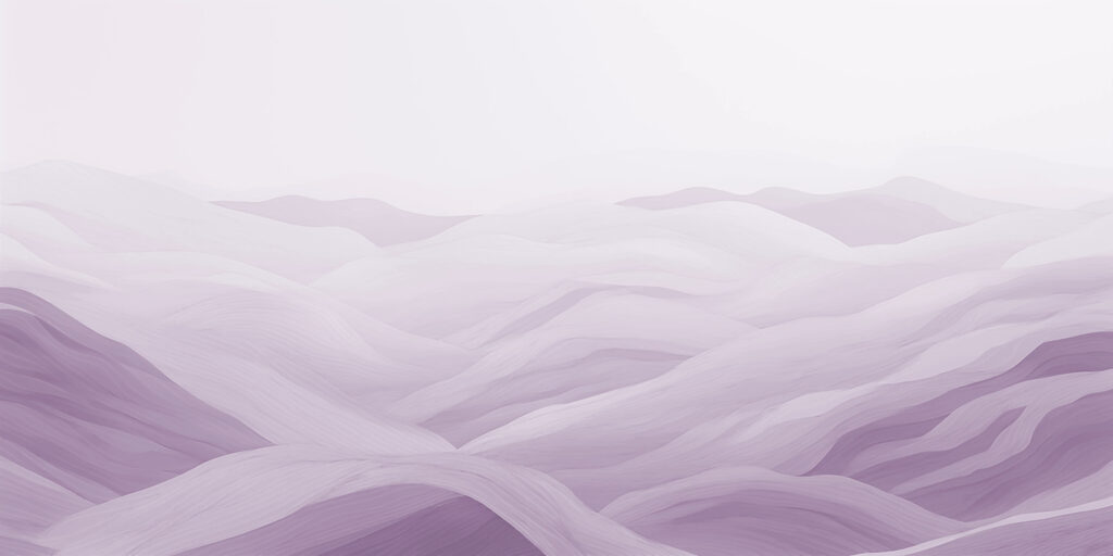 Paysage violet et blanc Paysage violet et blanc