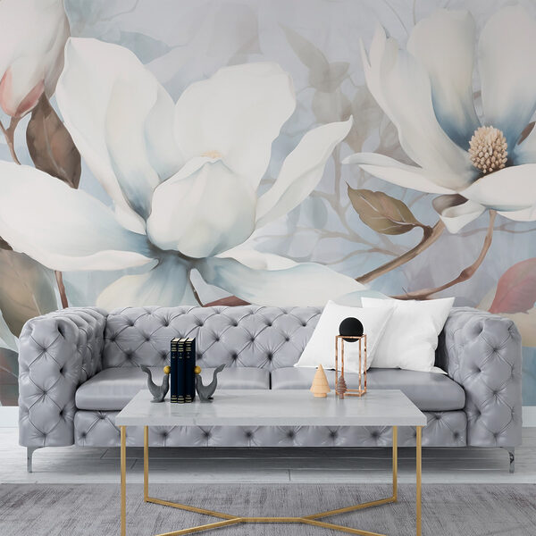Peinture de fleurs blanches Peinture de fleurs blanches