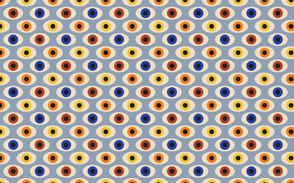 Motif d'yeux colorés Motif d'yeux colorés